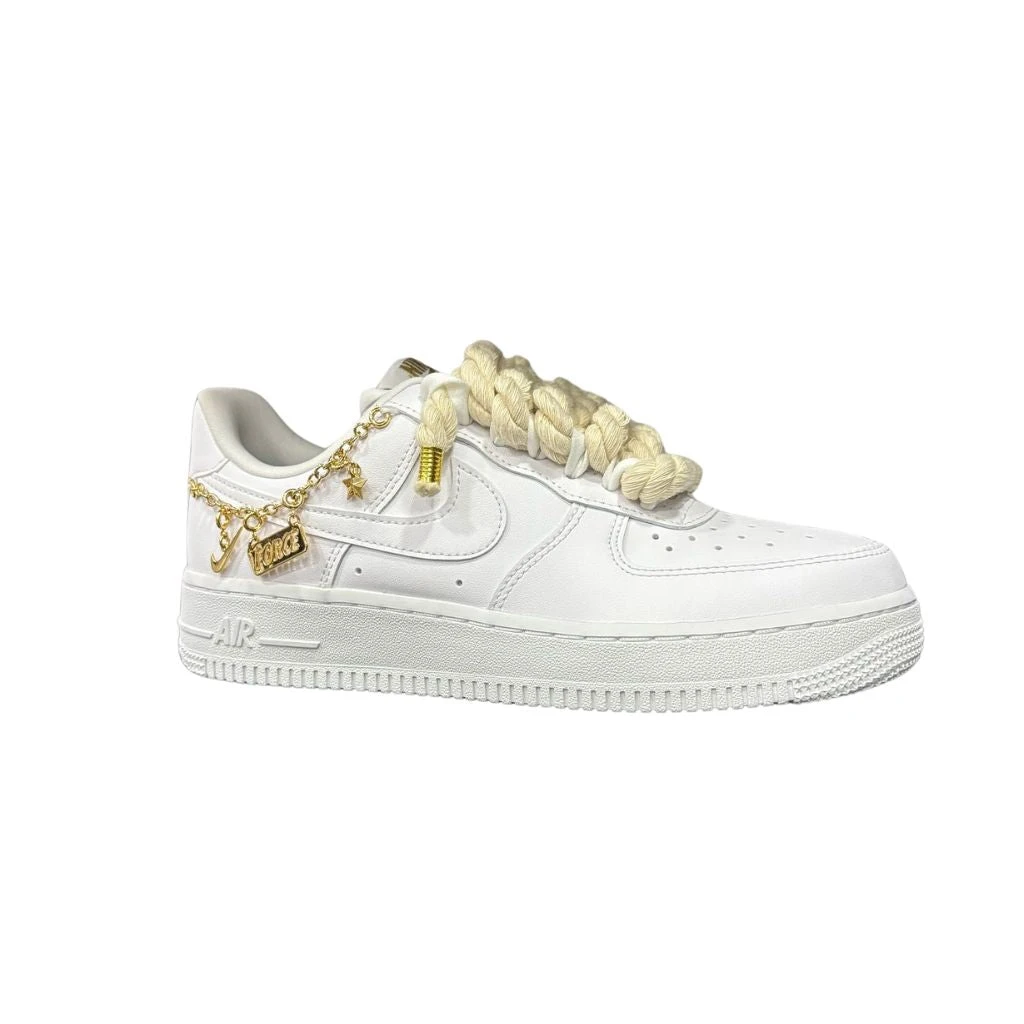 Nike Air Force 1 Low LX Bianco Corda Beige DD1525 100 3 Nike Air Force 1 Low LX Bianco Corda Beige DD1525 100