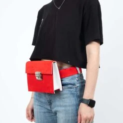 Gagliotta Lady Marsupio / Pochette Rosso -Gagliotta DSCF1678