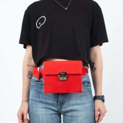 Gagliotta Lady Marsupio / Pochette Rosso -Gagliotta DSCF1679