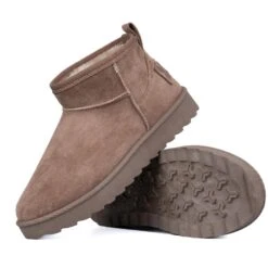 ICON Stivaletto Pelliccia Nabuk Taupe IC04414SD -Gagliotta DSCF4322