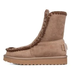 ICON Stivale Pelliccia Camoscio Taupe IC04412SD -Gagliotta DSCF4355