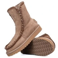 ICON Stivale Pelliccia Camoscio Taupe IC04412SD -Gagliotta DSCF4356