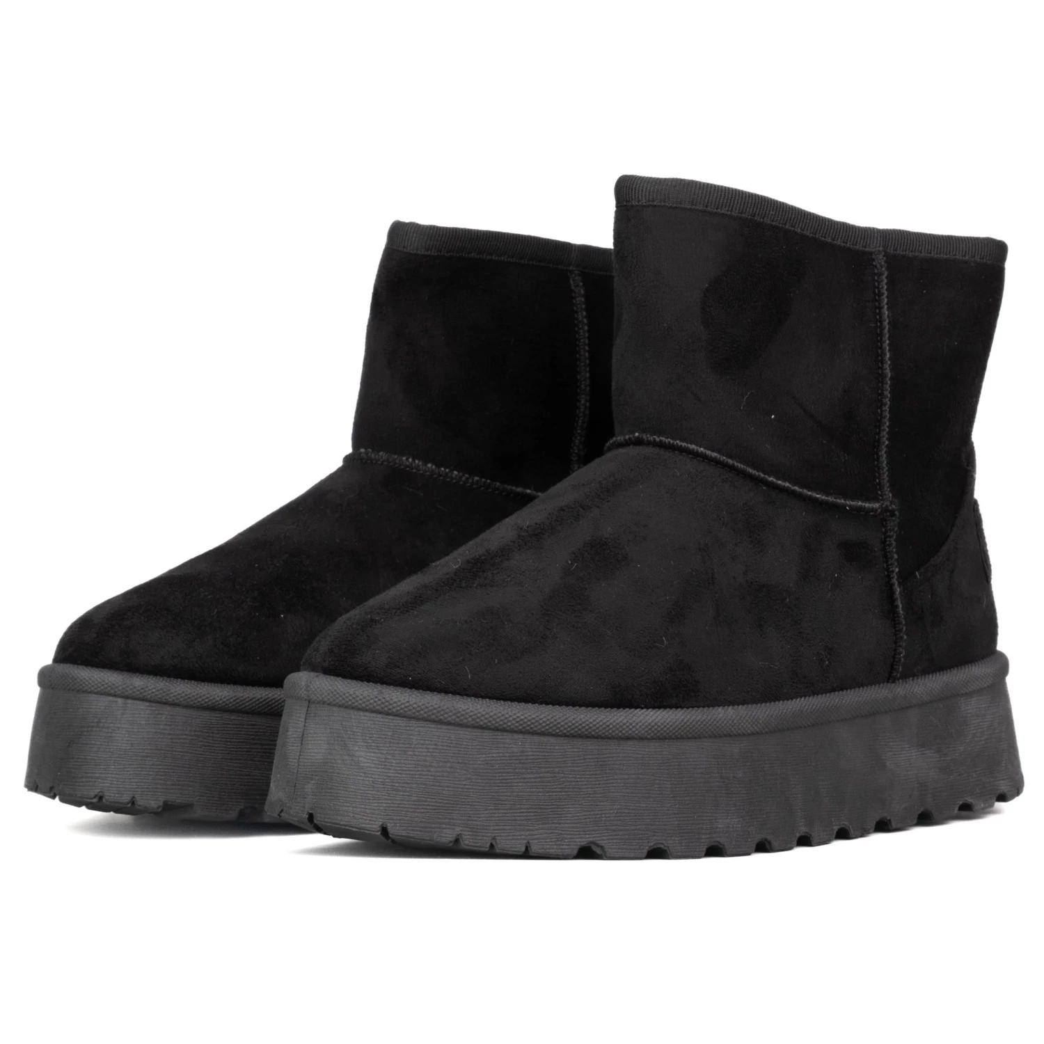 ICON Stivaletto Pelliccia Nabuk Nero IC04417SD 3 ICON Stivaletto Pelliccia Nabuk Nero IC04417SD