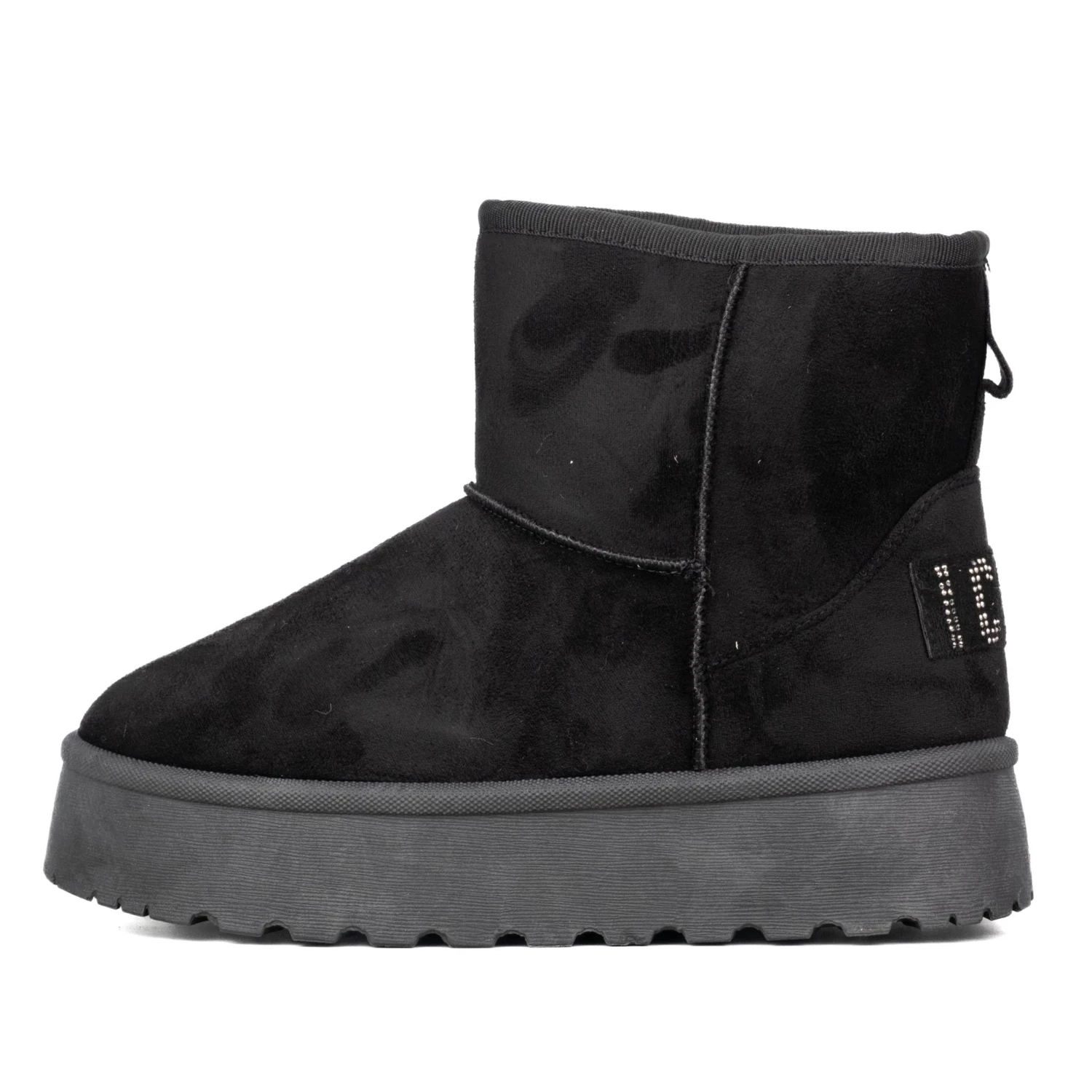 ICON Stivaletto Pelliccia Nabuk Nero IC04417SD 4 ICON Stivaletto Pelliccia Nabuk Nero IC04417SD - immagine 2