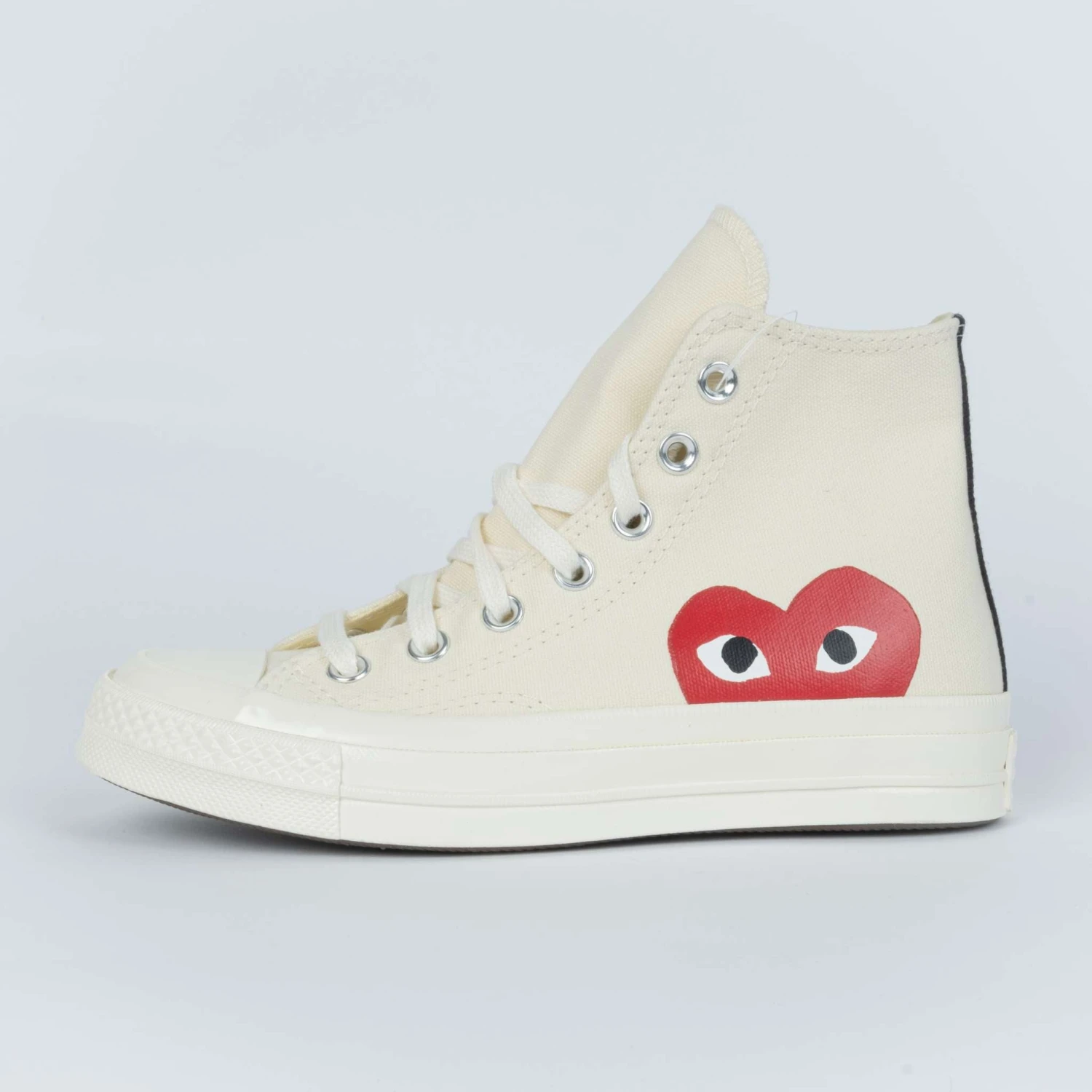 Converse X Comme Des Garçons PLAY Chuck 70 White 150205C 4 Converse X Comme Des Garçons PLAY Chuck 70 White 150205C - immagine 2