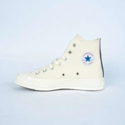 Converse X Comme Des Garçons PLAY Chuck 70 White 150205C 9 Converse X Comme Des Garçons PLAY Chuck 70 White 150205C -Gagliotta DSCF6762