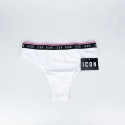 ICON Slip Brasiliana Bianco Righino Fuxia 47366