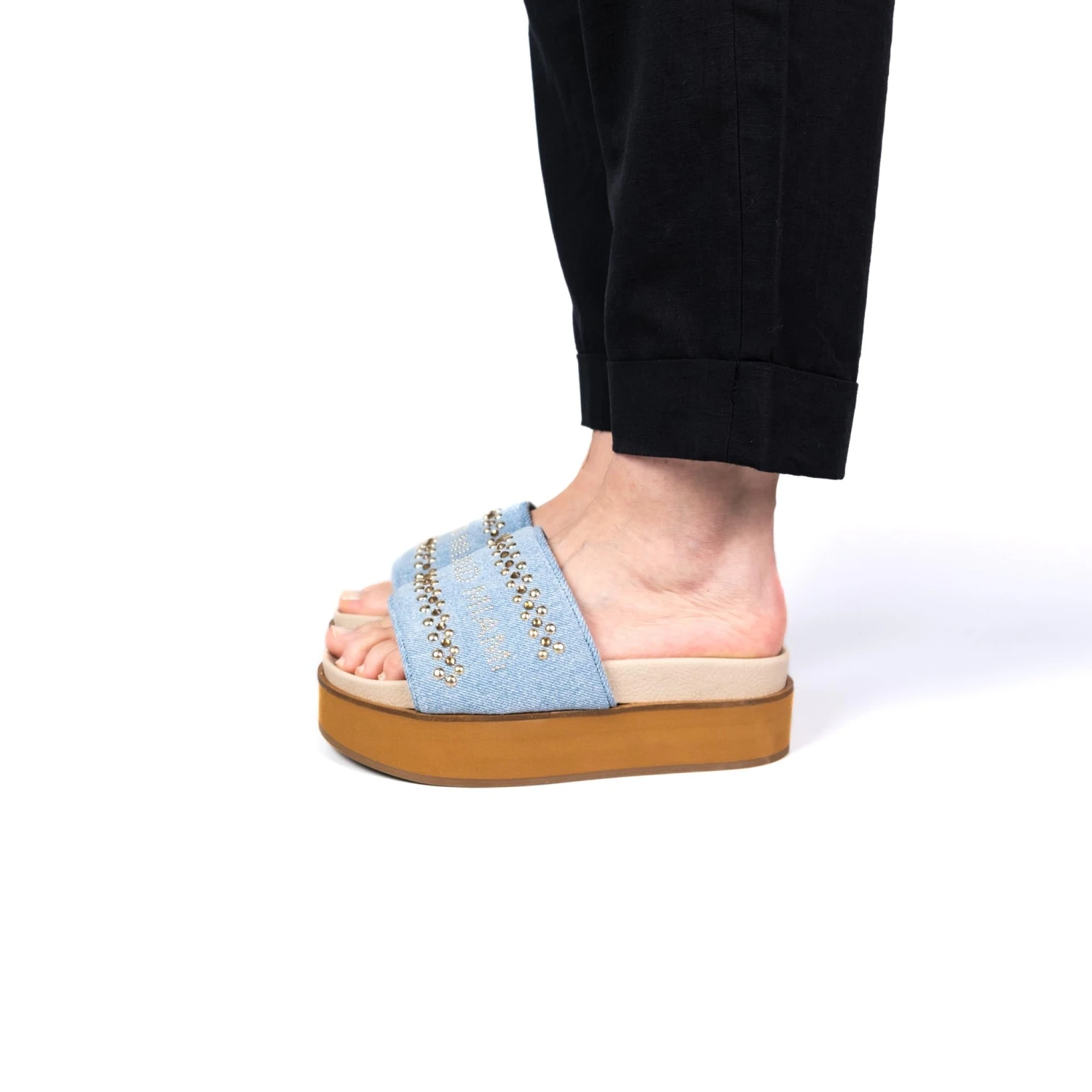 Raimond Miami Carle III Denim Blue / Oro 4 Raimond Miami Carle III Denim Blue / Oro - immagine 2