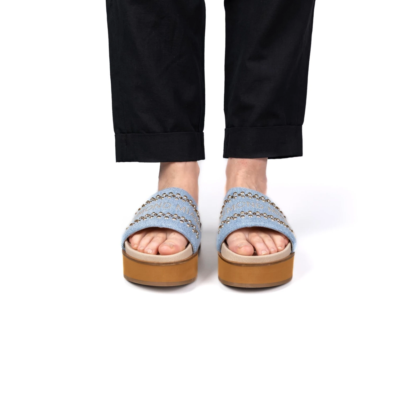 Raimond Miami Carle III Denim Blue / Oro 5 Raimond Miami Carle III Denim Blue / Oro - immagine 3