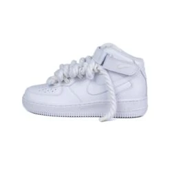 Nike Air Force 1'07 Mid Bianco Corda Bianca Dd9625 100 - Cw2289 111