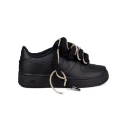 Nike Air Force 1 Low '07 GS Nero Brillantini Oro Dh2920 001 - Cw2288 001-DD8959 001