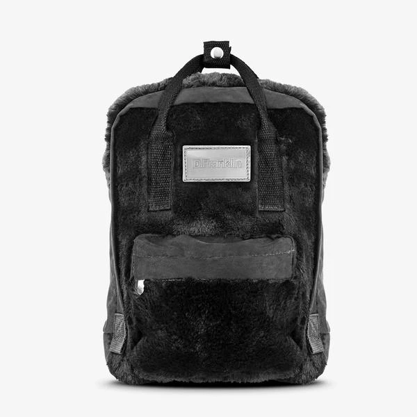 D.franklin Abby Backpack Fur Black / Black 3 D.franklin Abby Backpack Fur Black / Black