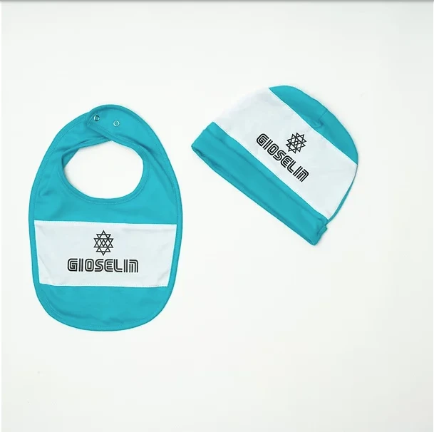 Gioselin Set Bavetto E Cappello Neonato Baby Azzurro 3 Gioselin Set Bavetto E Cappello Neonato Baby Azzurro