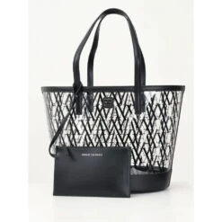 Armani Exchange Shopper Trasparente/Nero XW000922AF12147 Uc001
