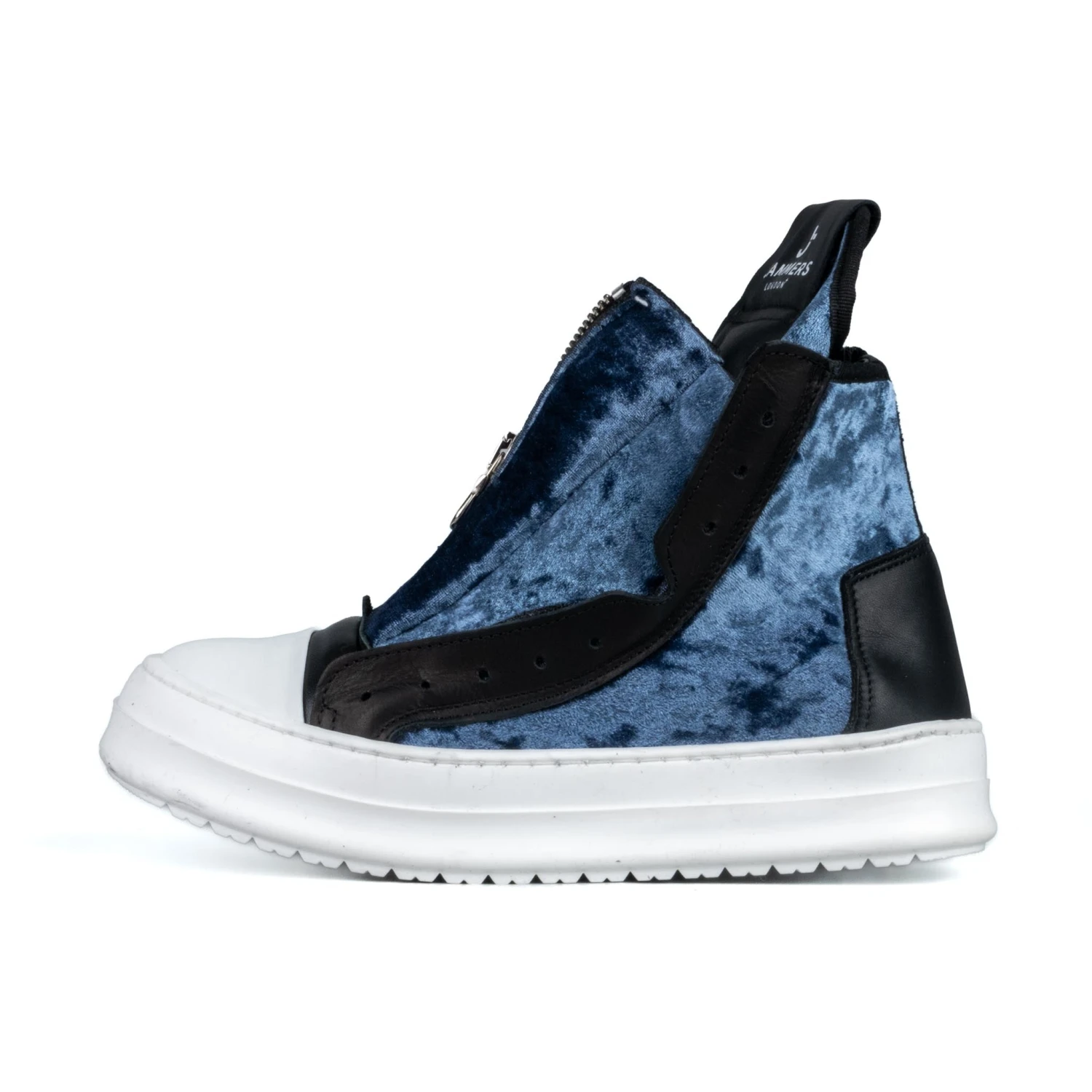 Jammers London Tore Total Ciniglia Blu Fondo Bianco 4 Jammers London Tore Total Ciniglia Blu Fondo Bianco - immagine 2