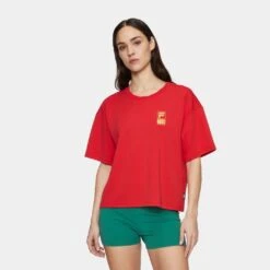 Fila Lisakovsk T-shirt Rosso Faw1044 30002