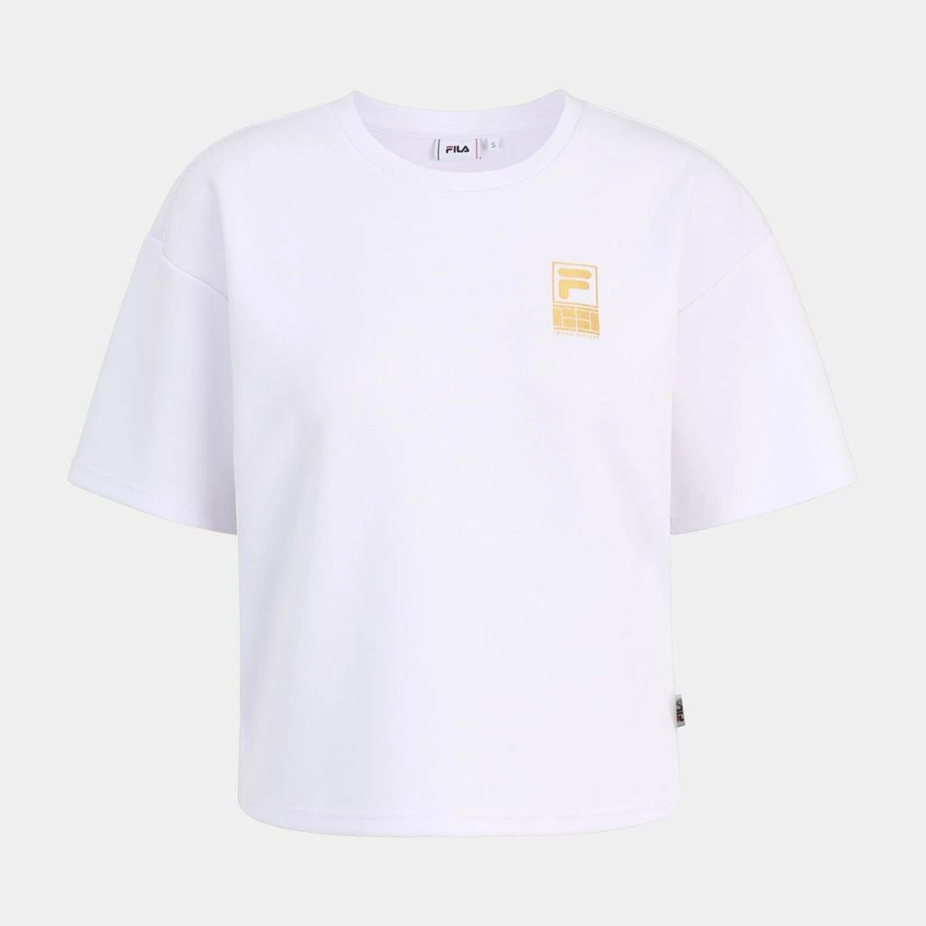 Fila Lisakovsk T-shirt Bianco Faw1044 10001 6 Fila Lisakovsk T-shirt Bianco Faw1044 10001 - immagine 4