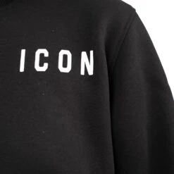 ICON Felpa Girocollo Nero / Bianco ID9108F -Gagliotta lollooo 61