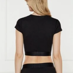 Calvin Klein T-shirt Crop Black LV00QS7349 UB1 -Gagliotta shirtcalvin 410e5785 9f9d 4f88 8918 229004253c31