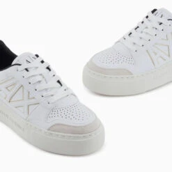 Armani Exchange Sneakers Bianco/Oro XDX147XV830 T782 -Gagliotta sneakarm 6